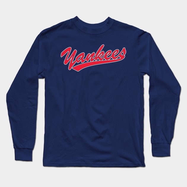 Yankees Long Sleeve T-Shirt by Nagorniak